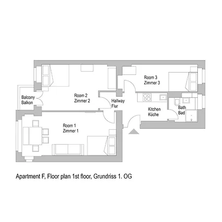 33 Efg Schoenhauser Allee Mit Balkon 公寓 柏林